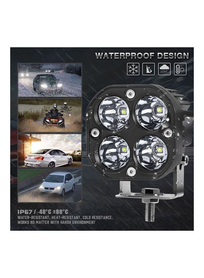 40W Waterproof LED Off-Road Fog Driving Light One Set - Image 2